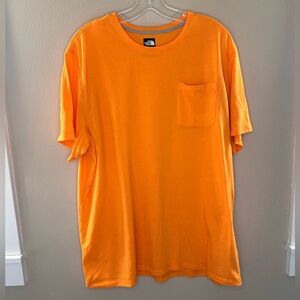 The North Face Men’s FlashDry One Pocket Short Sleeve Tee T-shirt Sz XXL Orange